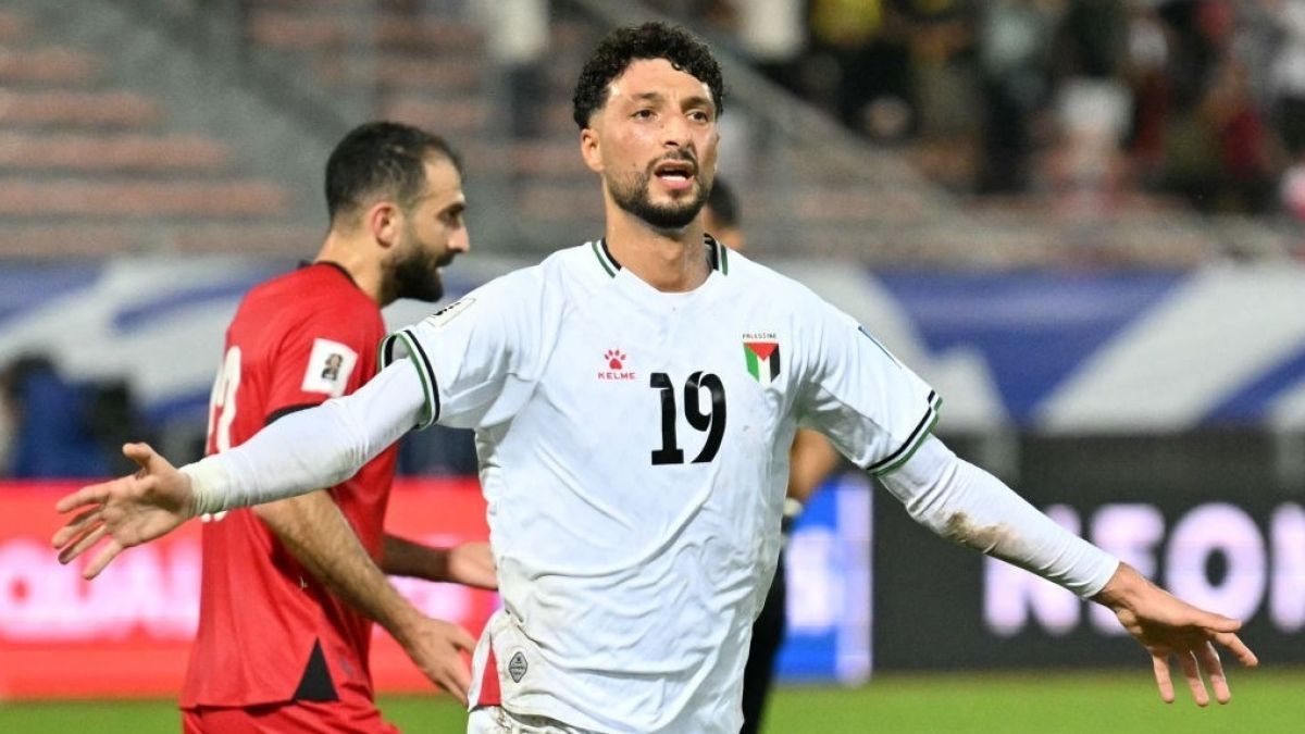وسام أبو على يقود فلسطين للفوز على العراق بتصفيات المونديال