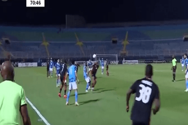 رمضان صبحي يدرك التعادل لبيراميدز بالهدف الثاني