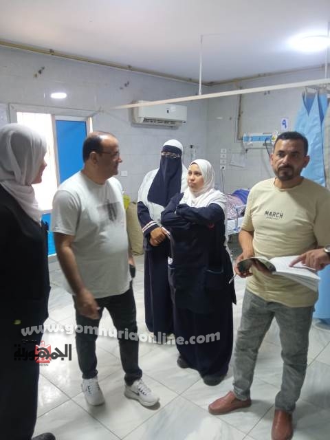 مدير الخدمات العلاجية بالمنوفية يتابع العمل بمستشفى زاويةالناعورة
