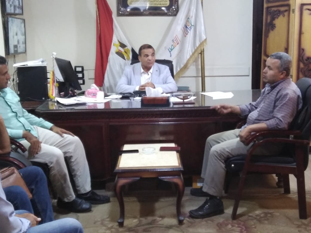 خطة لإزالة التعديات على المتغيرات المكانية بأرمنت جنوب غرب الأقصر