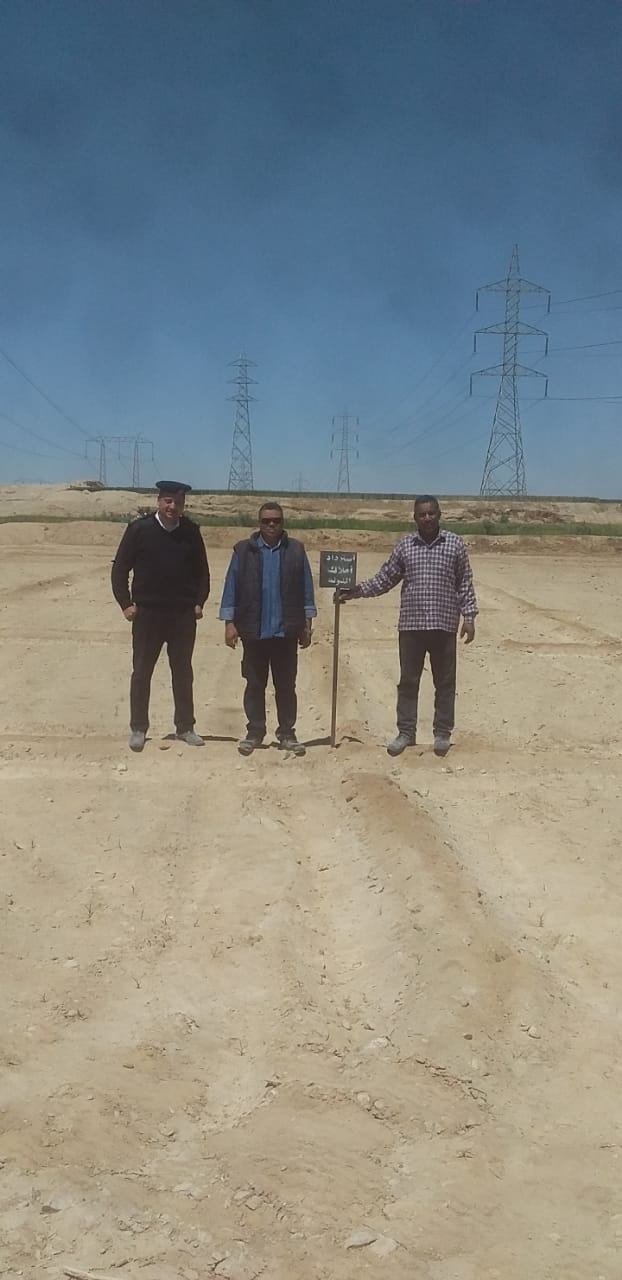 استرداد مساحة 8400 متر أرض زراعية بأرمنت جنوب غرب الأقصر