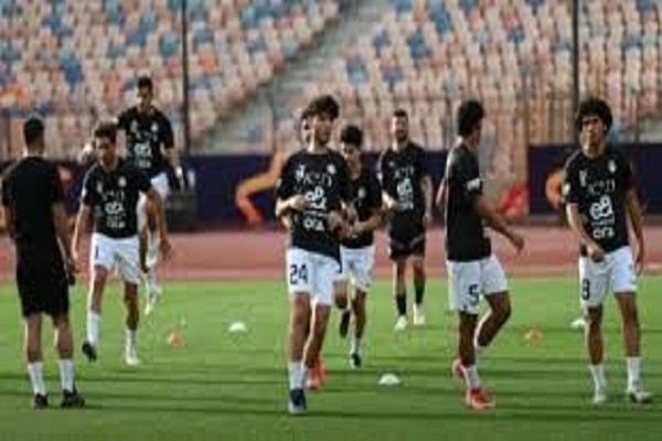 منتخب الشباب بالزي التقليدي أمام جنوب أفريقيا فى افتتاح كأس الأمم