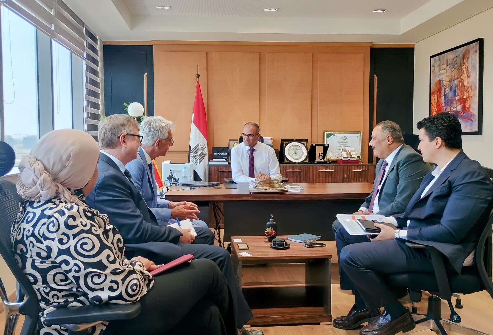 نائب وزير الإسكان يستقبل ممثلي الوكالة الألمانية للتعاون الدولي