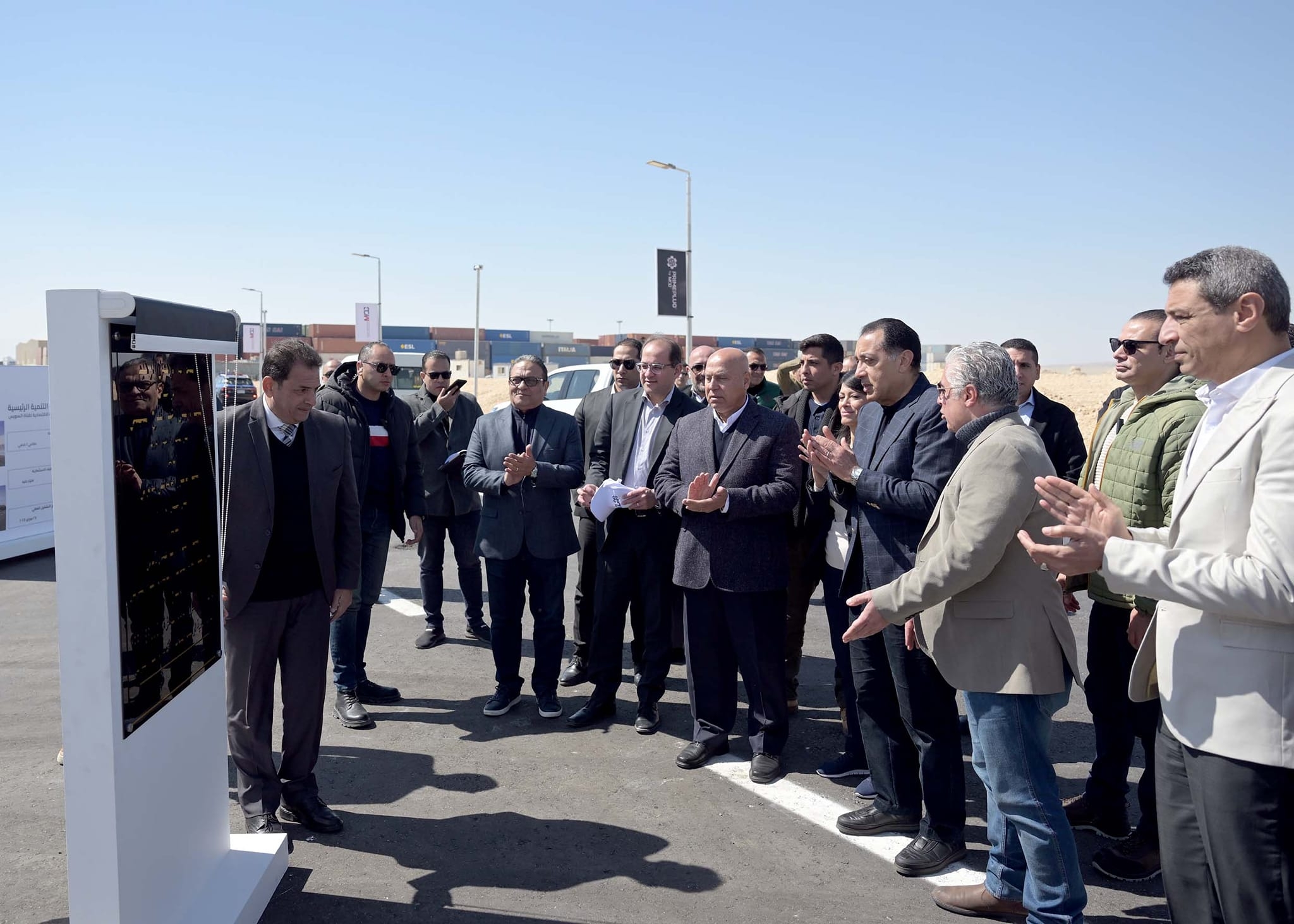 مدبولى يفتتح مجمع المصانع الجاهزة التابع لشركة التنمية الرئيسية