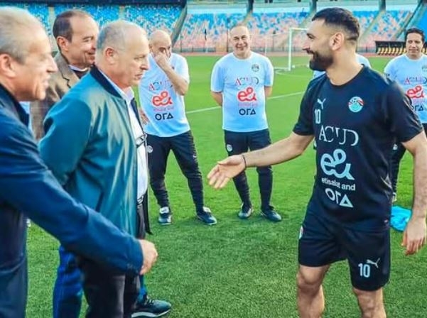 أبو ريدة: فخور بكلمات صلاح.. وأتمني تأهل الفراعنة لكأس العالم