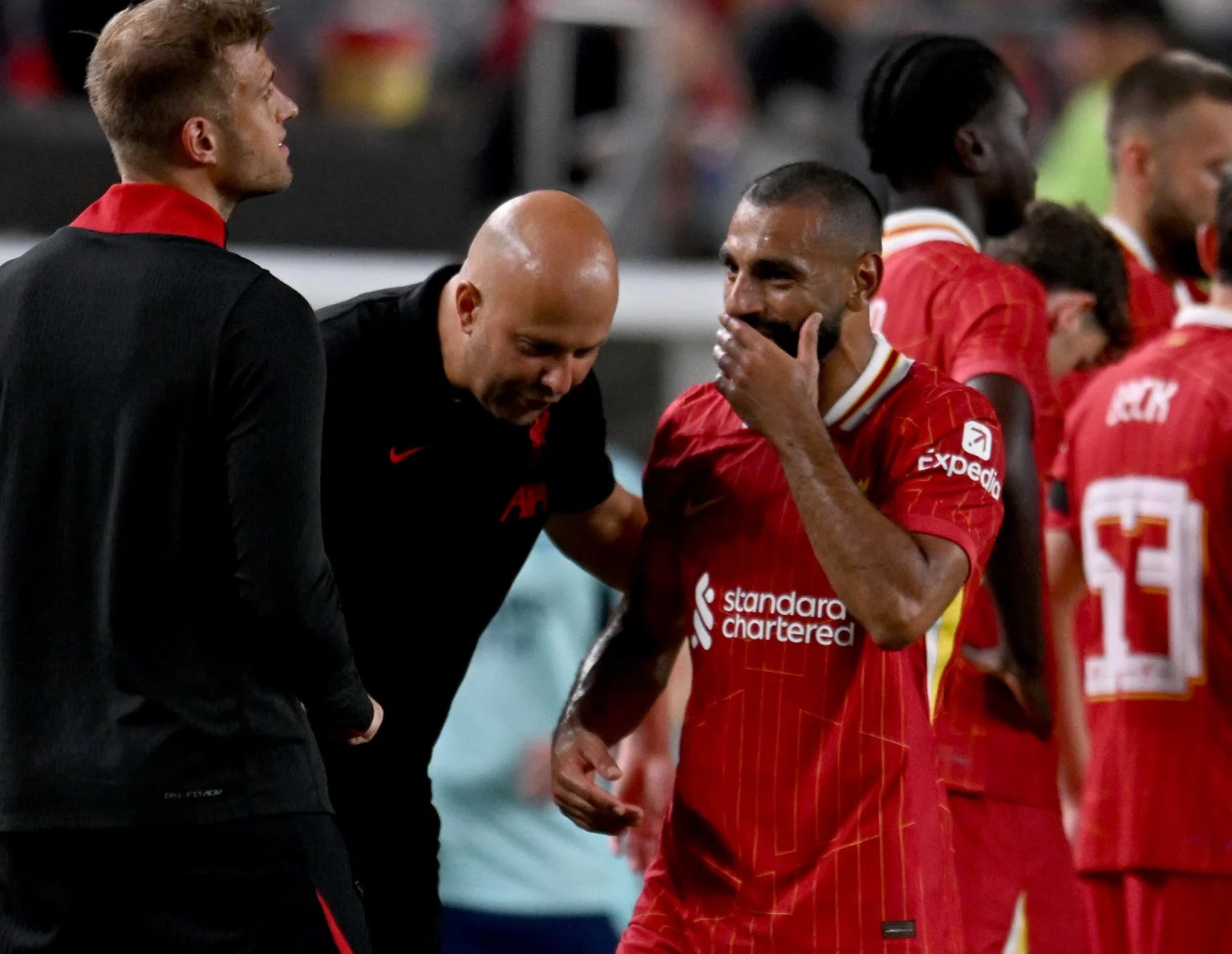 محمد صلاح: سلوت جعلني لاعباً أفضل.. والفوز بالدوري أمر مذهل
