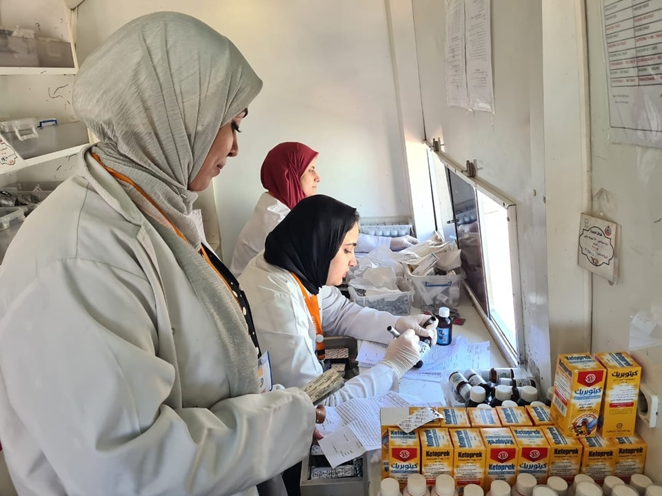 الكشف على ٩١٩ بقافلة الابراهيمية ايتاي البارود