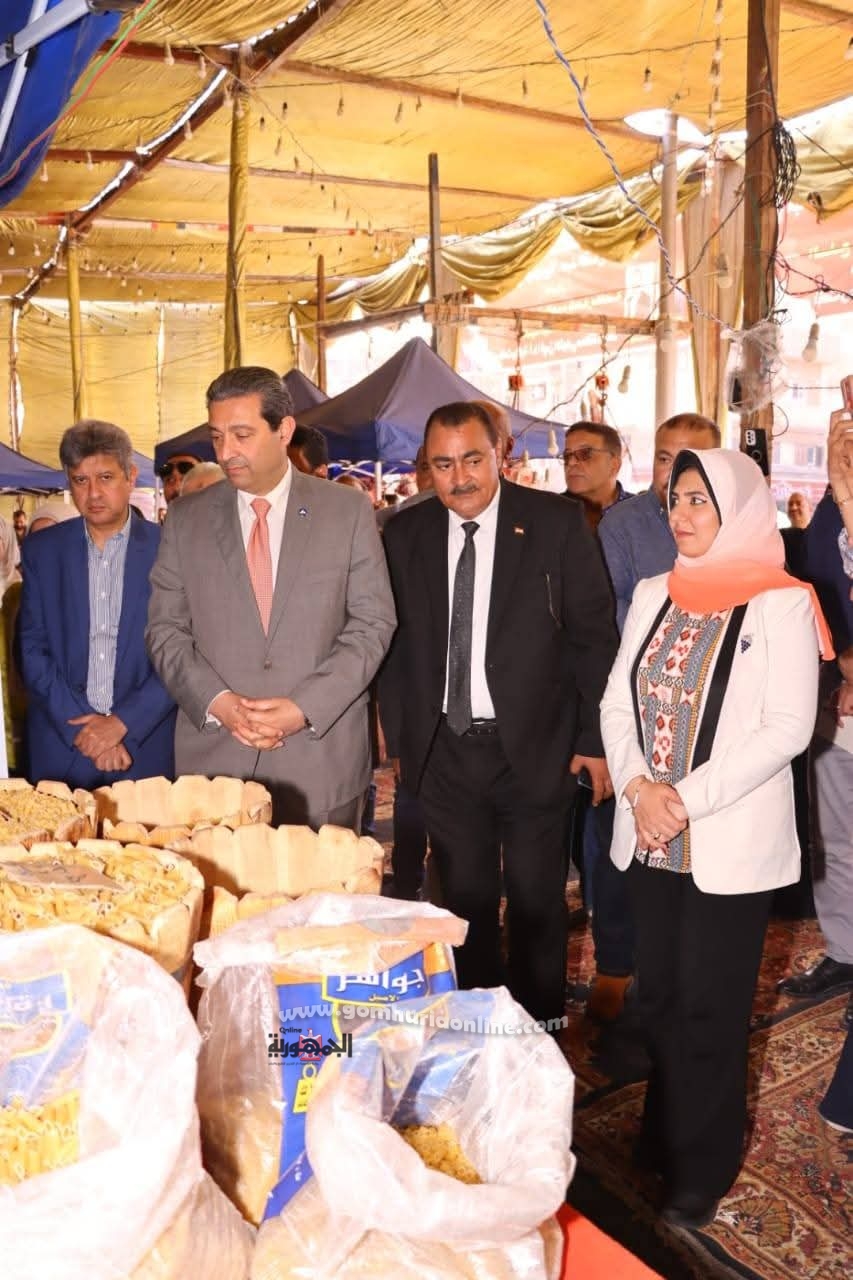 الشهابى يفتتح معرض السلع واللحوم بالسنانية ويشكر الغرفة التجارية