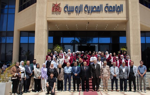 الجامعة المصرية الروسية تحتفل بعيد تحرير سيناء الـ43 بحضور الأبطال صور