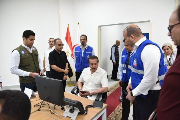 في إطار جولاته الميدانية لمتابعة سير العمل في المنشآت الصحية