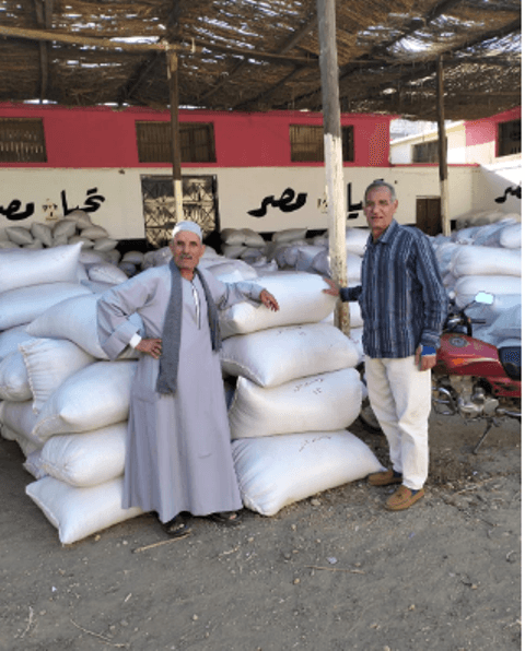 "الإصلاح الزراعي" يتابع حصاد القمح لدى المنتفعين