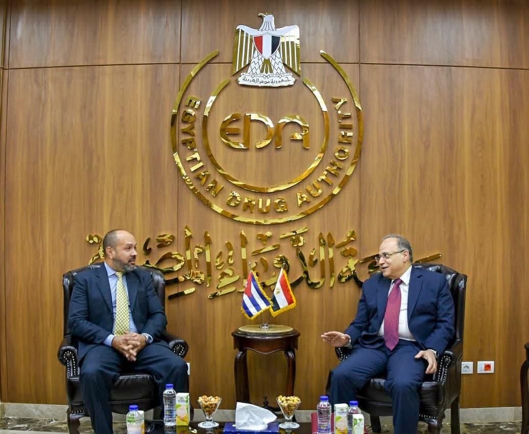 الغمراوي يستقبل سفير كوبا لبحث آفاق الشراكة في التصنيع الدوائي