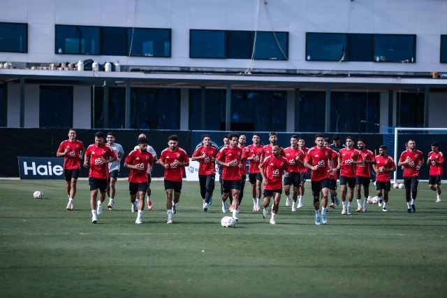تفاصبل اول مران للاهلي في أمريكا.. صور