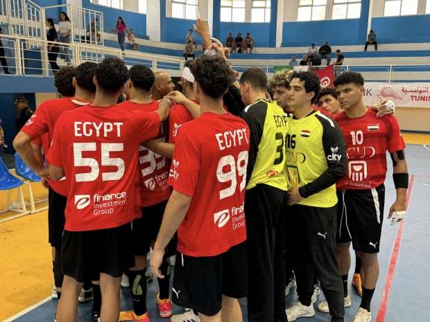منتخب اليد للشباب يسقط أمام البحرين فى كأس العرب بالكويت