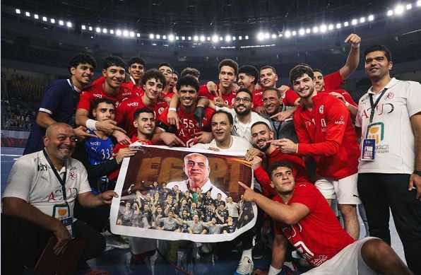 مع صورة طارق محروس..إحتفال لاعبي منتخب مصر بالفوز على كوريا