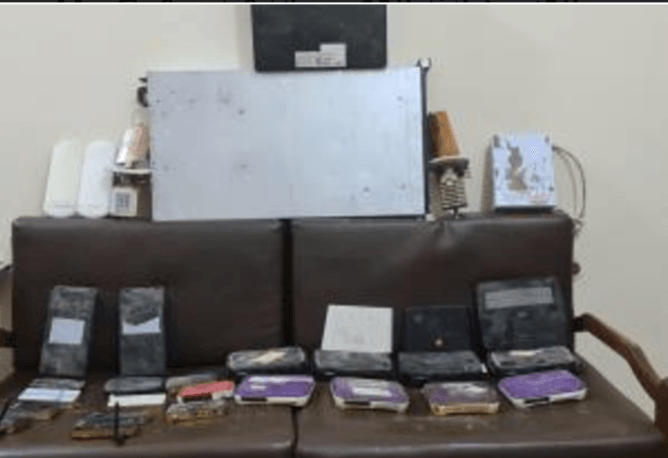 ضبط محطتى بث تليفزيونى لاسلكية بدون ترخيص بالشرقية