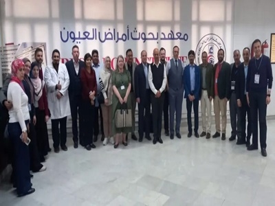 معهد بحوث العيون يعقد امتحانات زمالة كلية الأطباء والجراحين الملكية