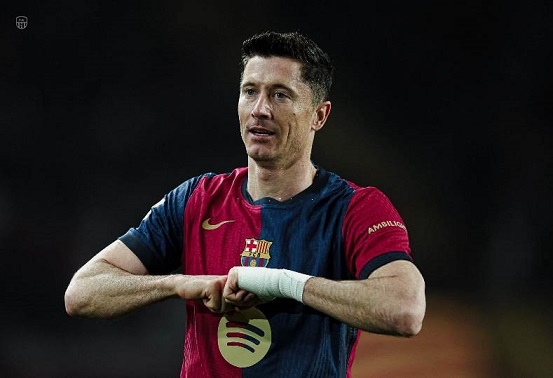 برشلونة يكشف تفاصيل إصابة ليفاندوفسكي وموقفه من مباراة مايوركا