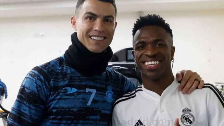 فينيسيوس جونيور ينشر صورة لـ رونالدو بعد الفوز بدوري الأمم الأوروبية
