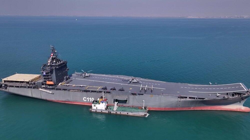 Iran Inaugurates First-Ever Drone Carrier Warship In Arabian Gulf