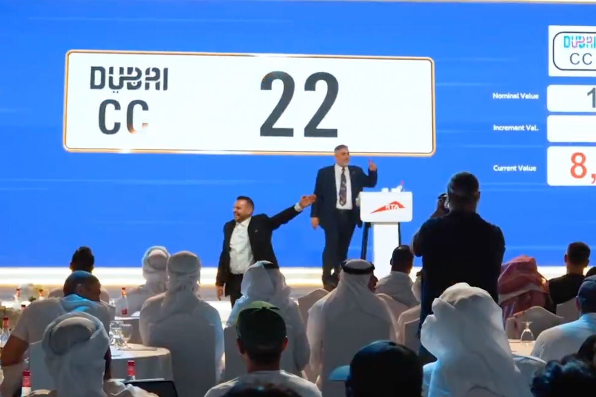 Dubai Number Plate Fetches $2.27mn at Weekend Auction