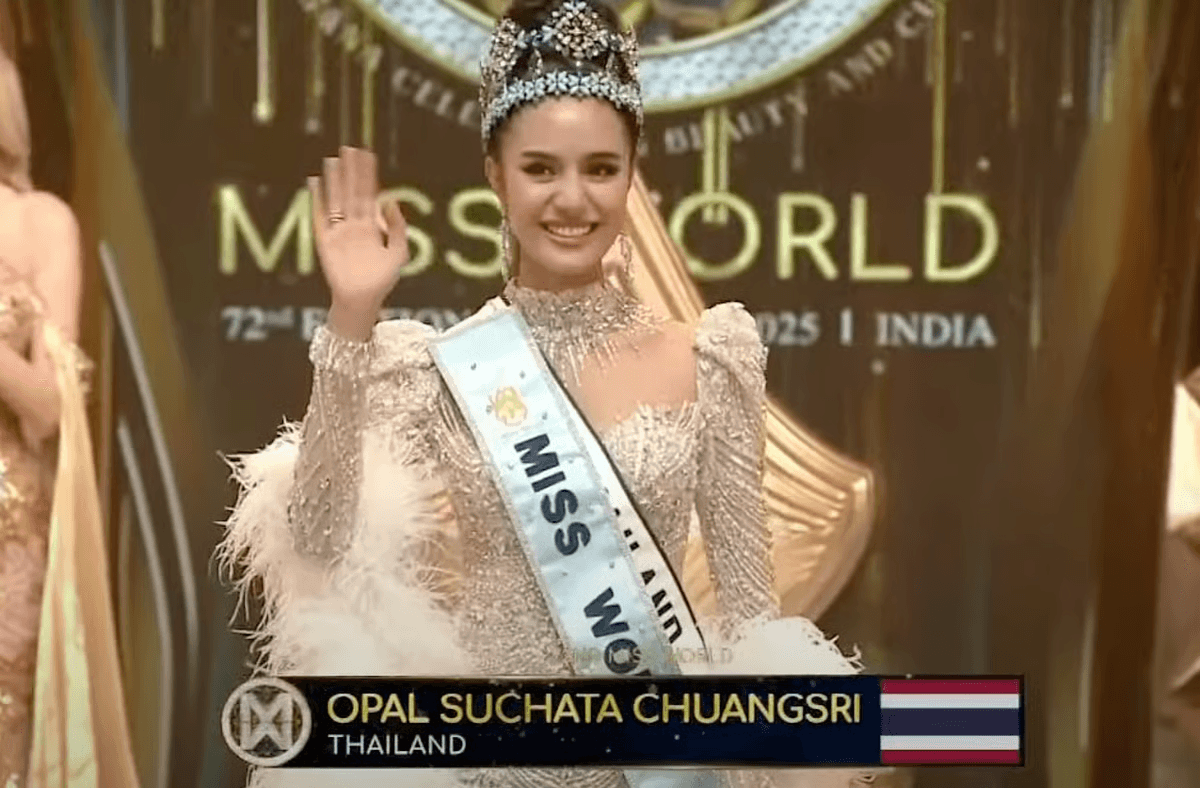 Thailand's Opal Suchata Chuangsri Wins Miss World Pageant In India