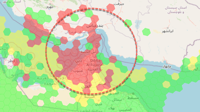 Widespread GPS Jamming Across Strait Of Hormuz