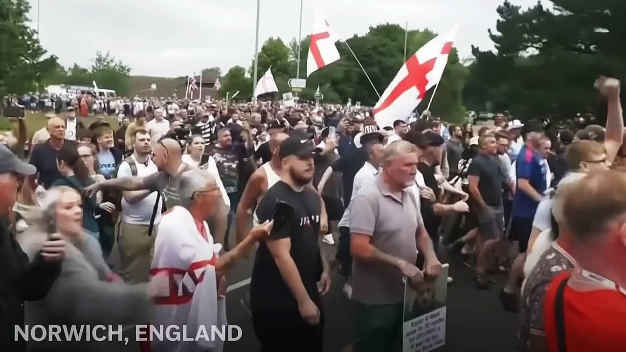 Footage Of Anti Illegal Immigrant Protests Is Now Being Blocked In The UK