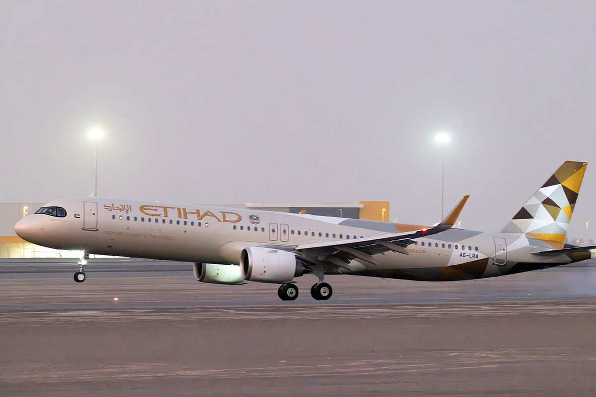 Etihad Airways First Airbus A321LR Enters Service August 2025