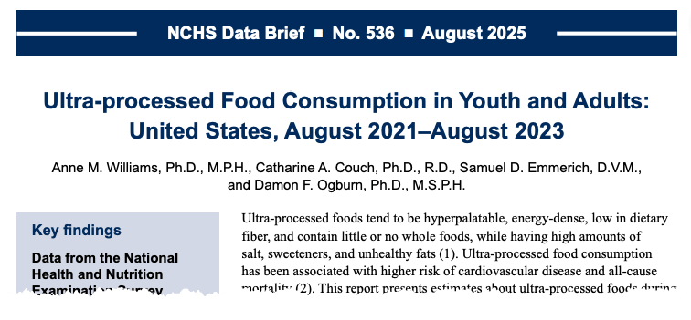 CDC Reveals Children Have Highest Intake Of Ultra-Processed Foods