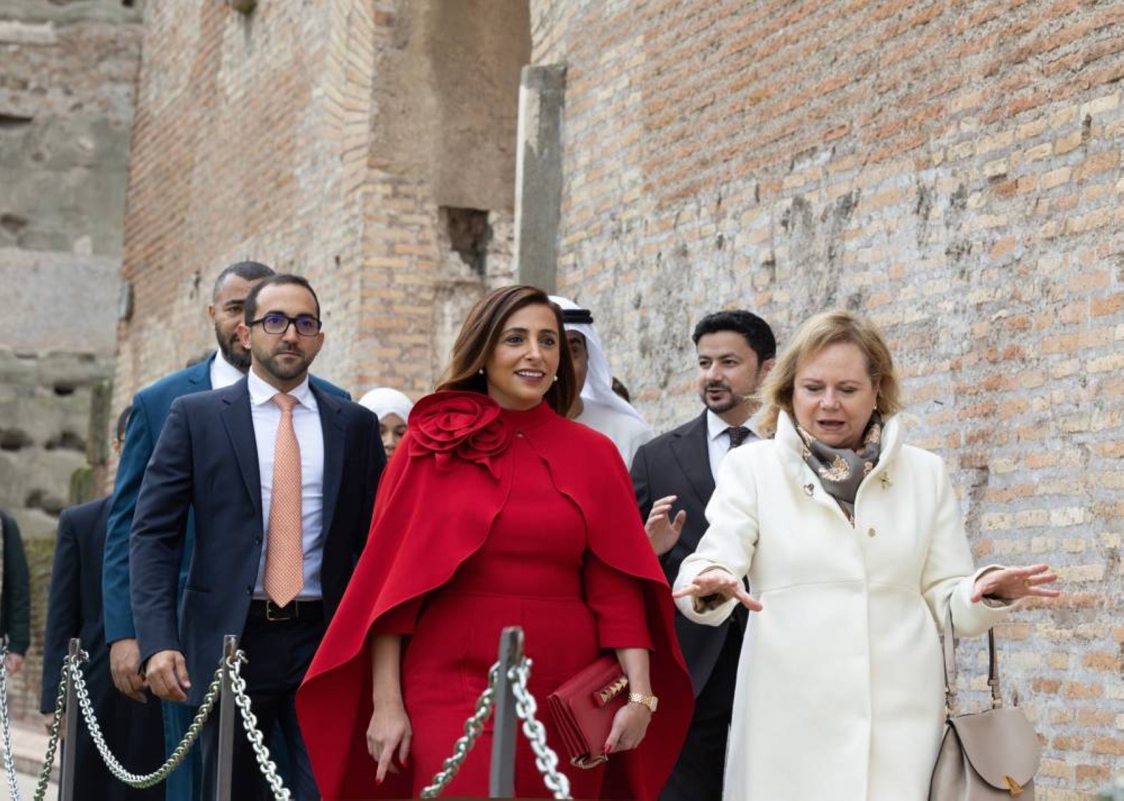 Sheikha Bodour opens first Arab exhibition in Rome's Colosseum