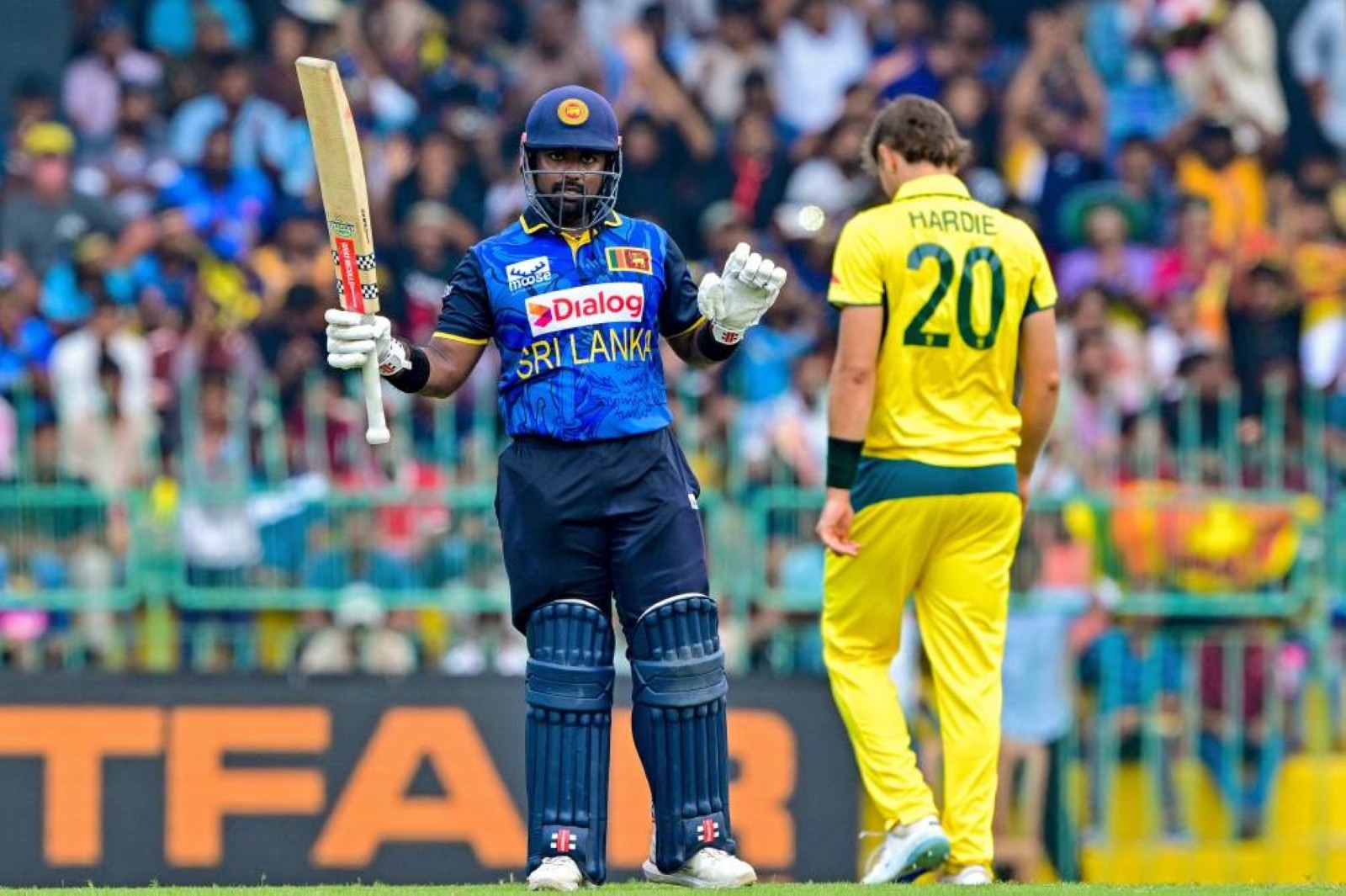Asalanka century drags Sri Lanka to 214 against Australia in first ODI