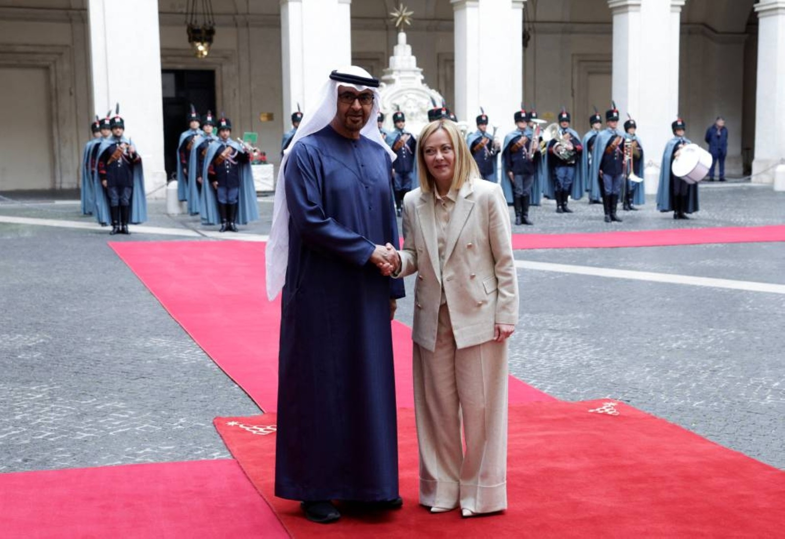 UAE President, Italian PM discuss ways to strengthen bilateral relations in Rome