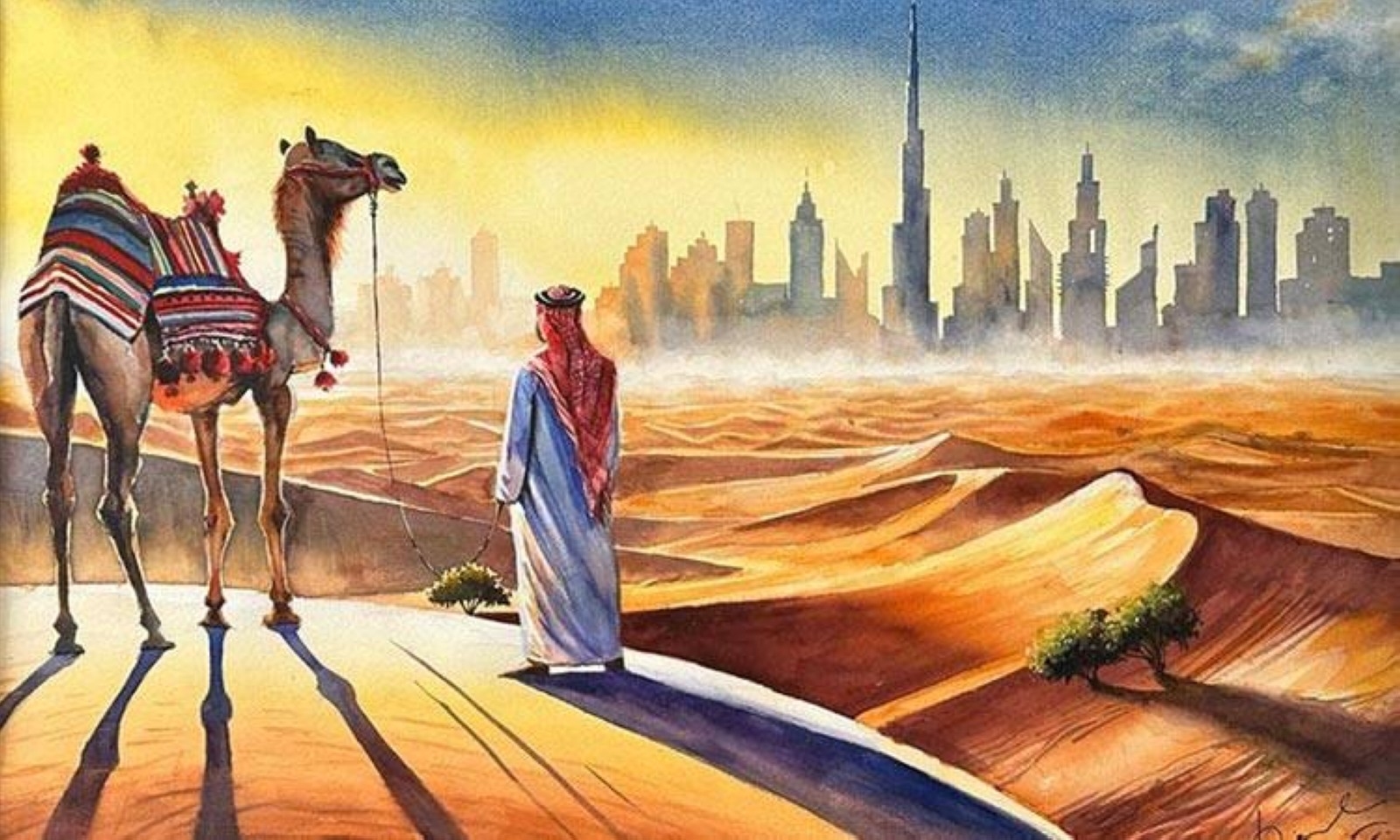 Call of art, pull of Emirates: Kiran Kumar synergises his twin loves