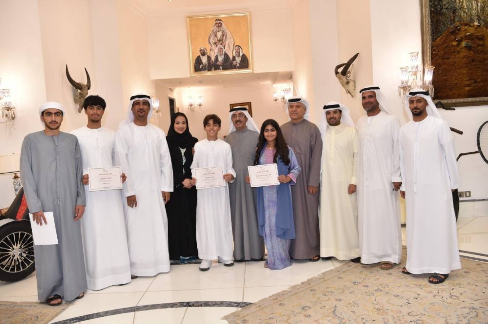 Sheikh Hasher honours national talents participating in international tennis events