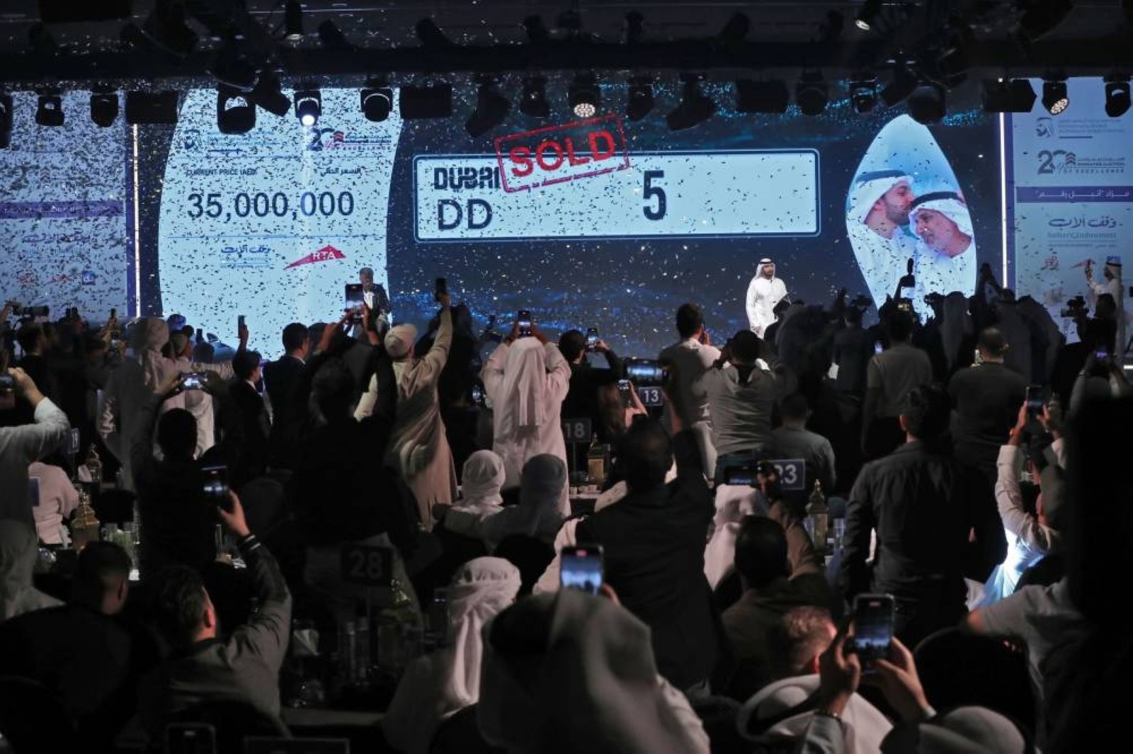 Binghatti buys two numbers for Dhs44.2m at the Most Nobel Number charity auction
