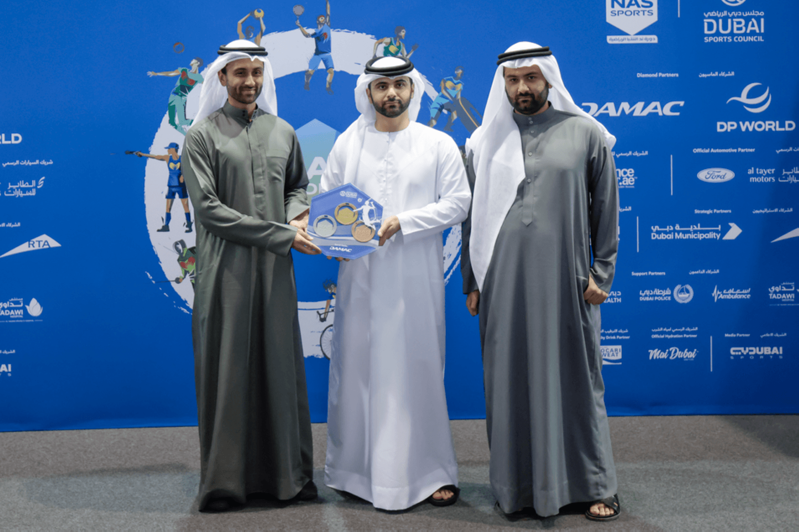 Sheikh Mansoor fetes sponsors and rpartners of NAS Sports Tournament