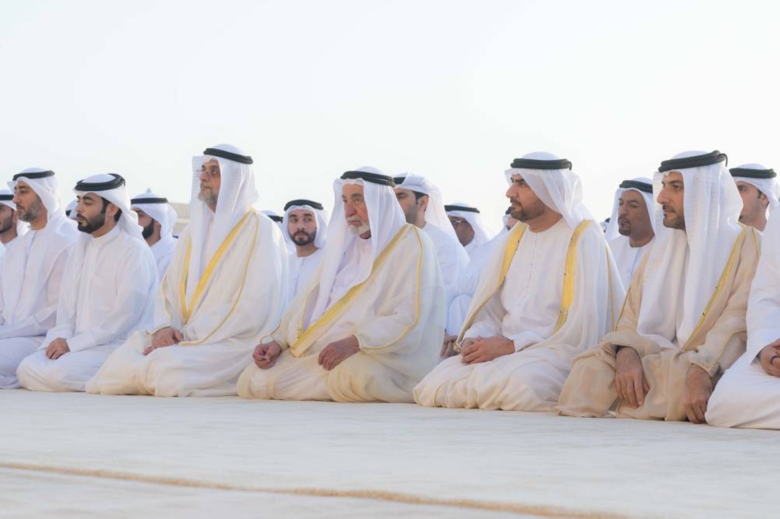 Sharjah Ruler attends Eid Al Fitr prayer at Al Badi' Musalla