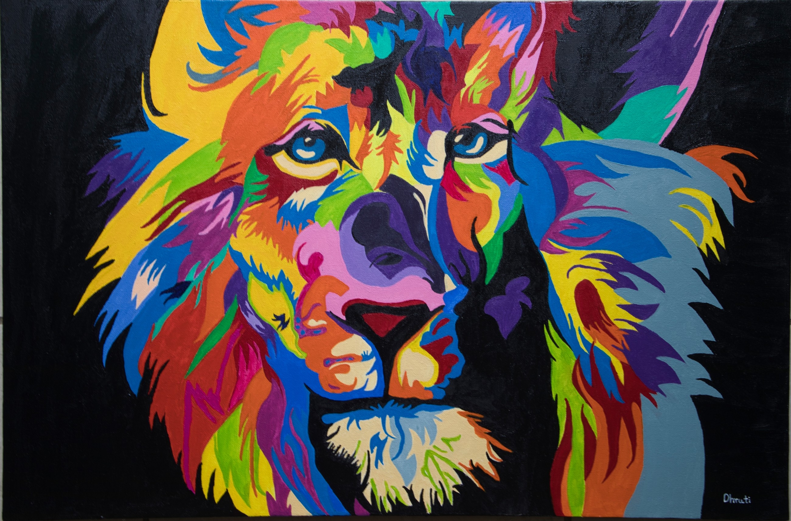 Young in years and mature in art, Dhruti Vrajesh Shah draws her life
