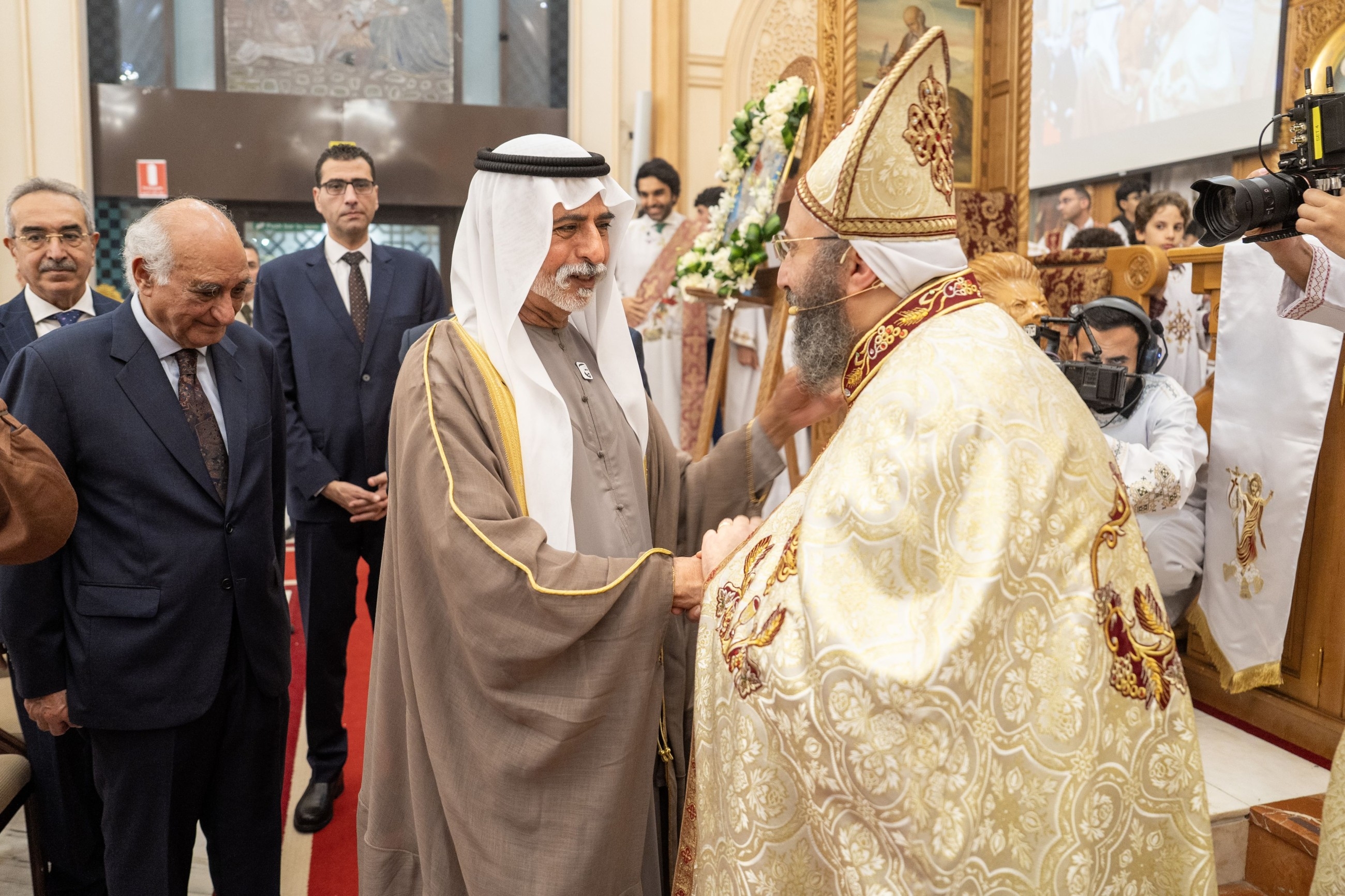 Sheikh Nahyan attends Easter celebrations at Egyptian Coptic Orthodox Church in Abu Dhabi