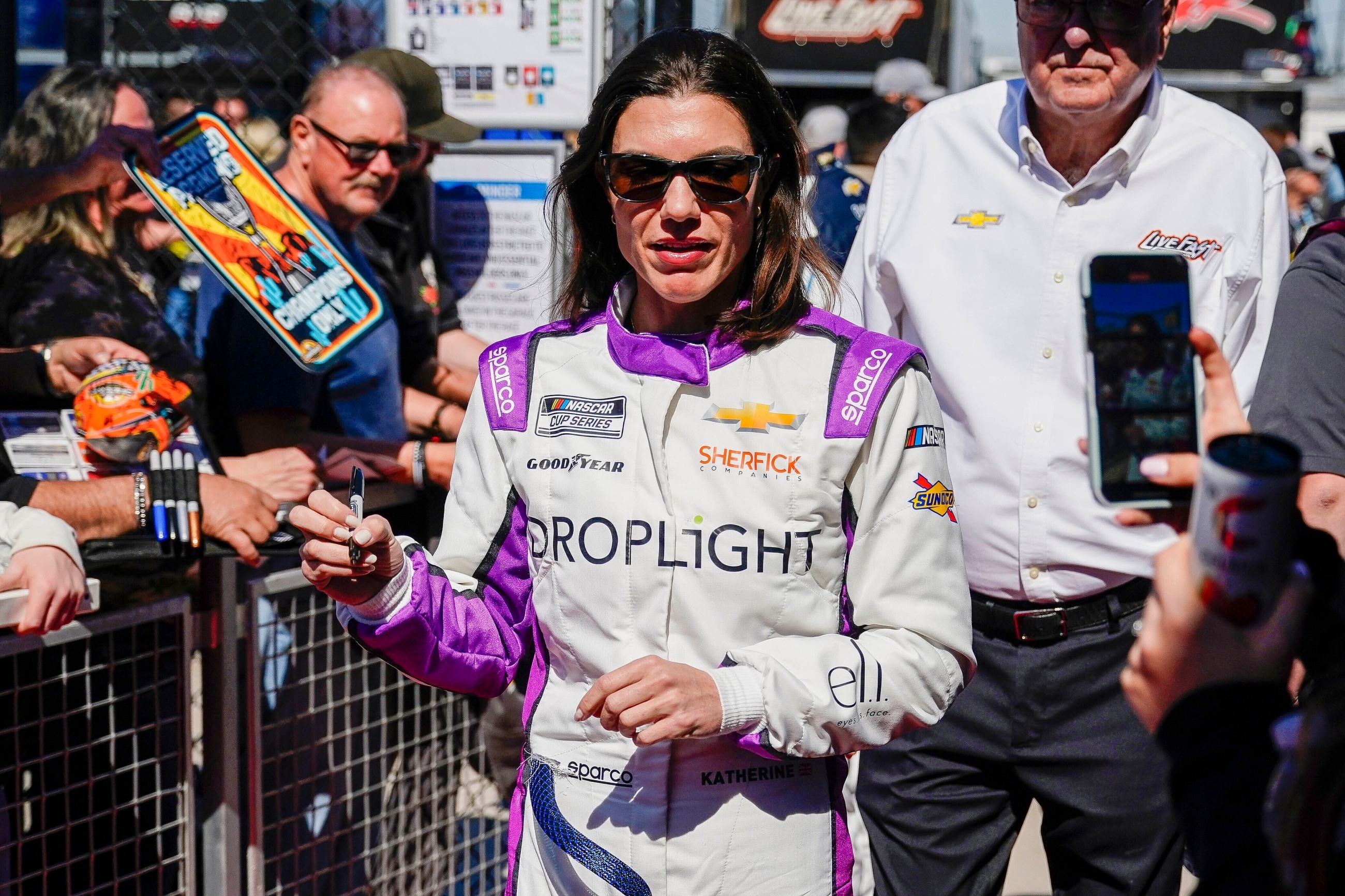 NASCAR's Katherine Legge receives death threats after Xfinity crash at Rockingham
