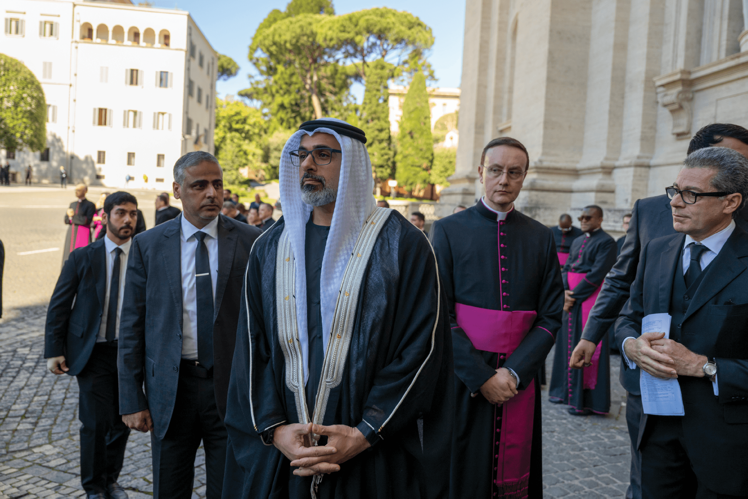 Crown Prince of Abu Dhabi attends funeral of Pope Francis