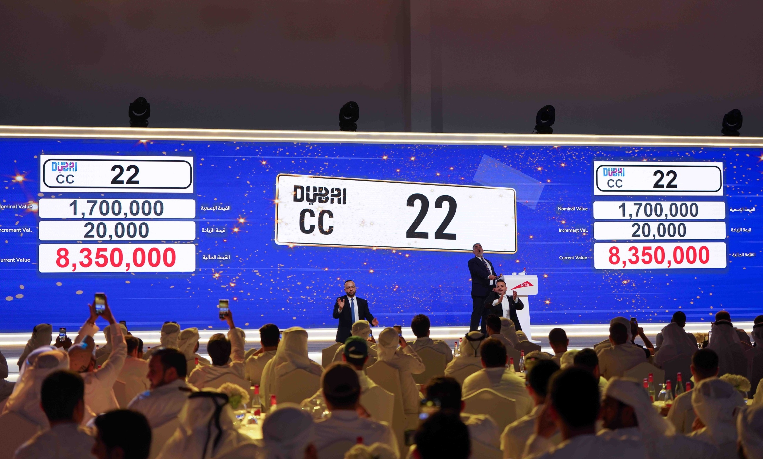 Dubai RTA's 118 auction for distinctive vehicle number plates rakes up Dhs100m