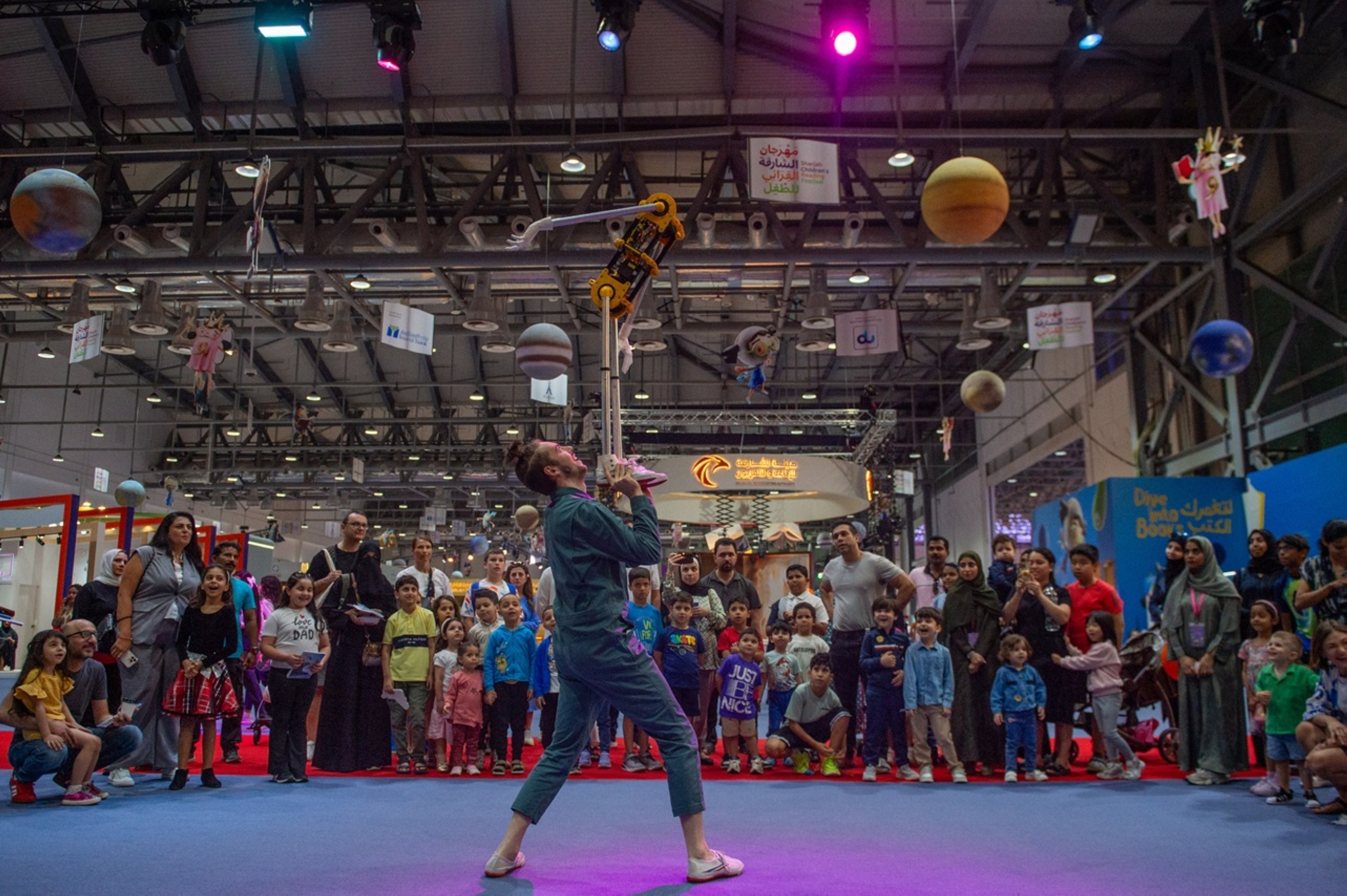 Robot dances in perfect rhythm at Sharjah Children's Reading Festival