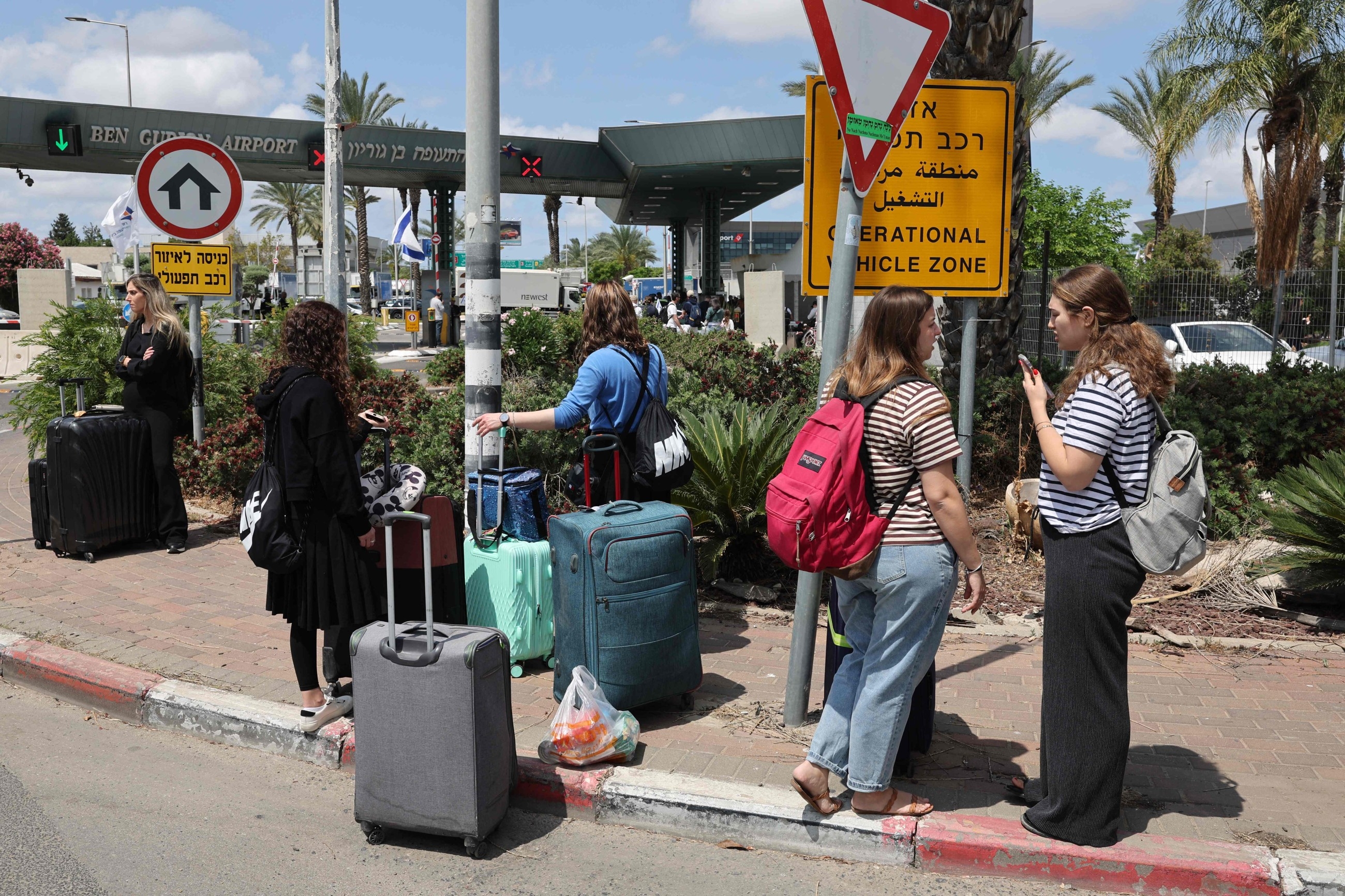 VIDEO: Houthi missile lands near Israel's main airport, flights halted