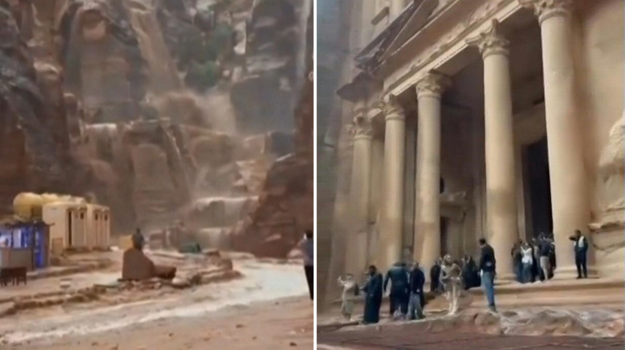 VIDEO: Jordan evacuates 1,800 tourists from Petra after flood hits