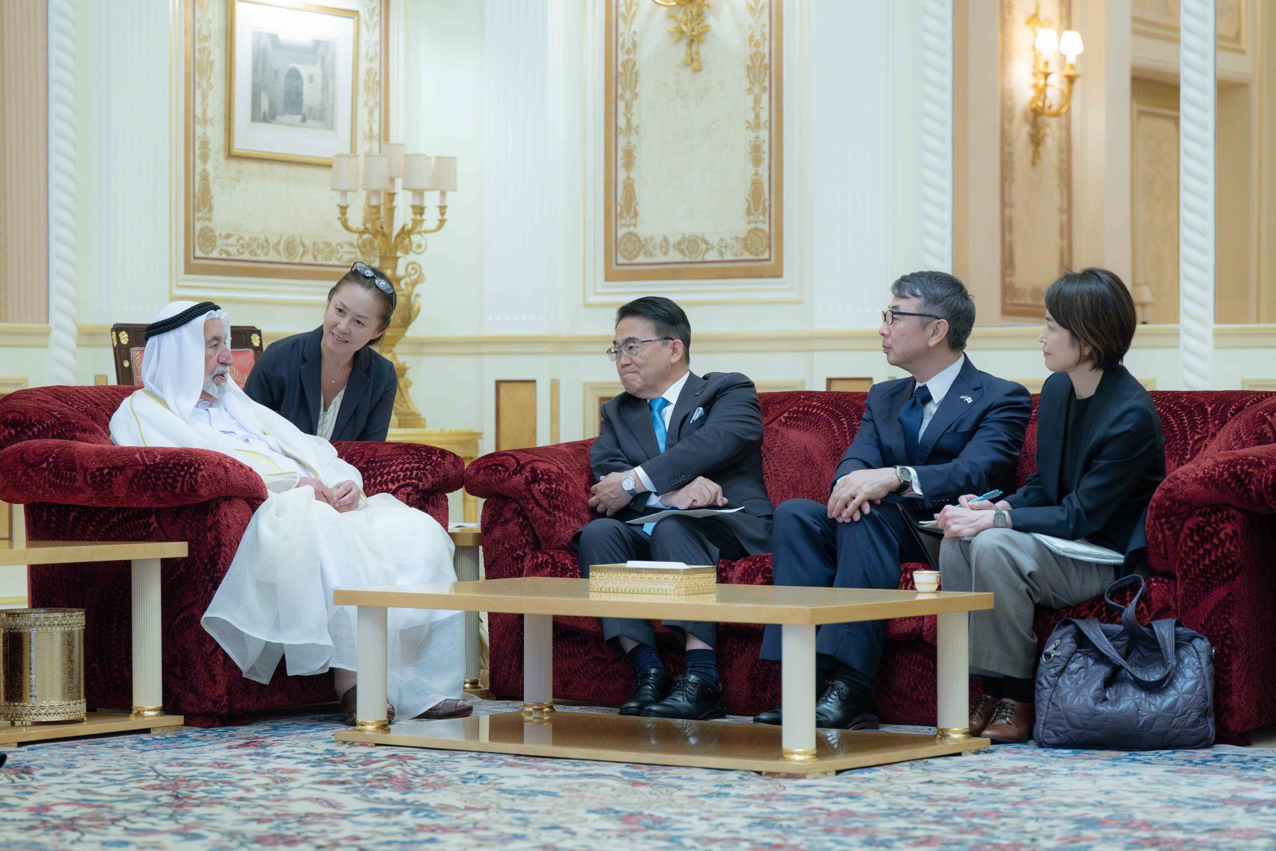 Sheikh Sultan receives Governor of Japan's Aichi Prefecture in Sharjah
