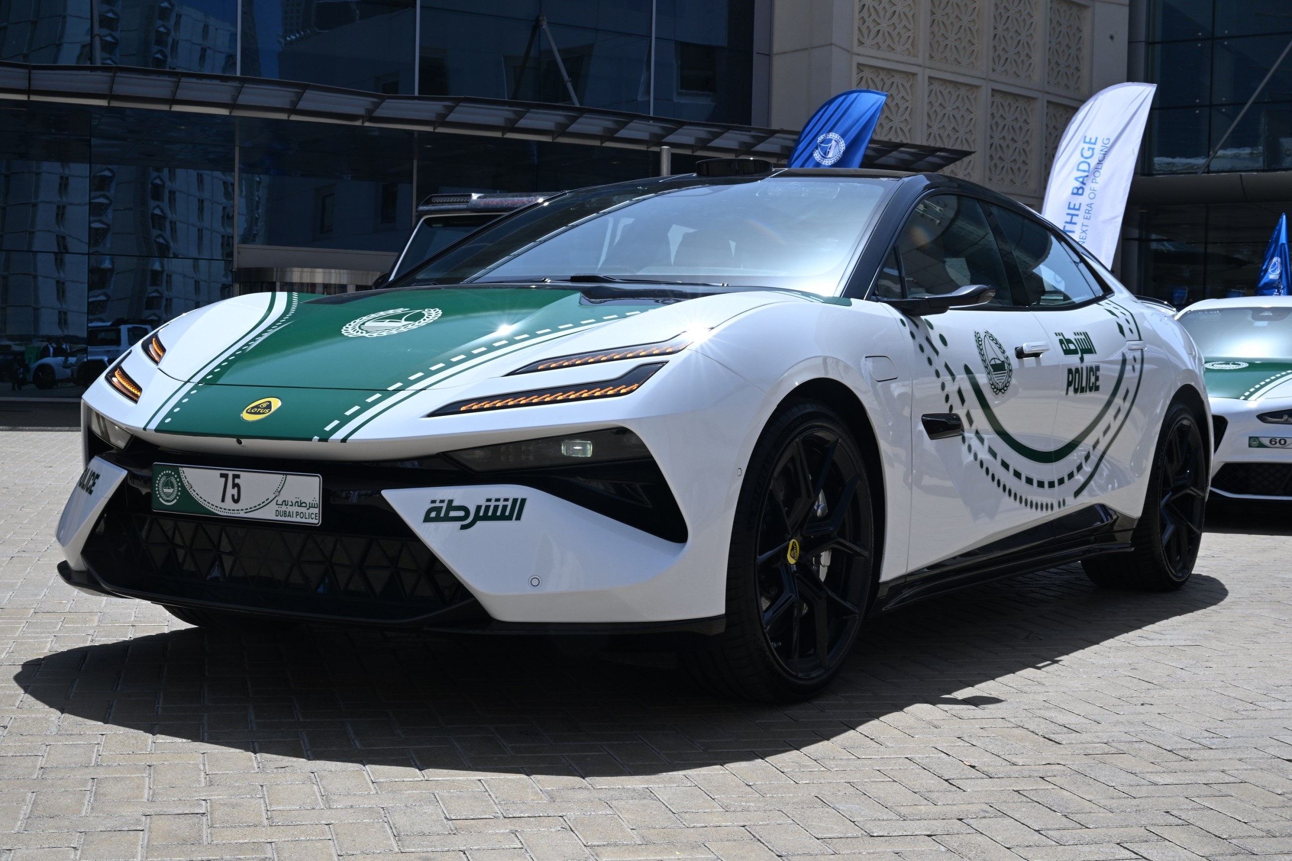 Fully electric Lotus Emeya-S joins Dubai Police luxury fleet