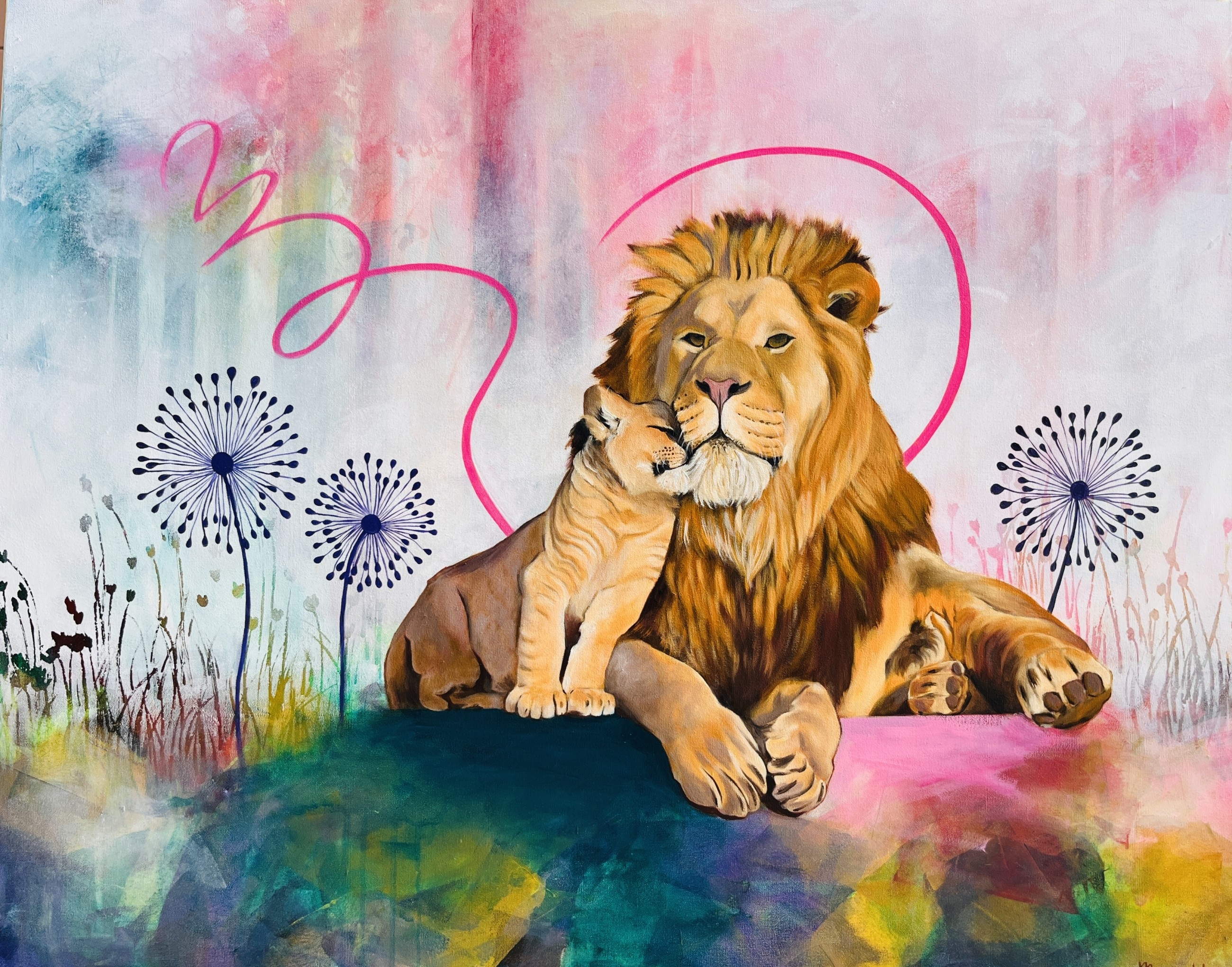 Inspiration of Faith, beauty of Nature, joy of Peace mark Marya Adnan's art
