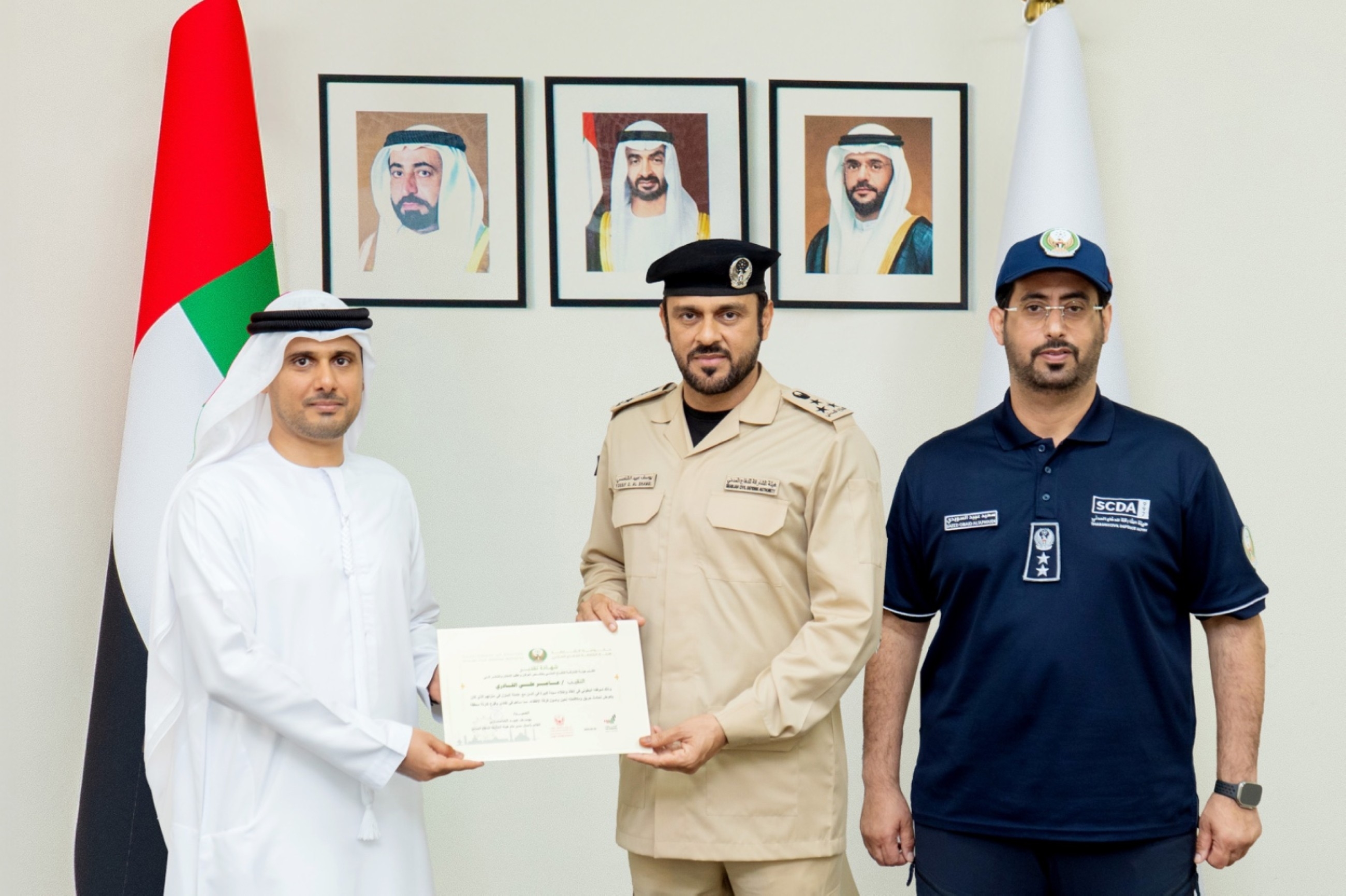 Sharjah honours Emirati man for saving elderly woman and domestic worker from fire